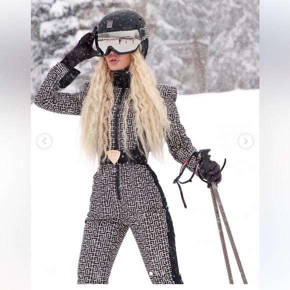 BALMAIN LIMITED EDITION quilted printed ski pants 38 NWT - Picture 8 of 16